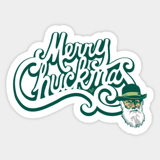 Merry Chuckmas by Tai's Tees Sticker